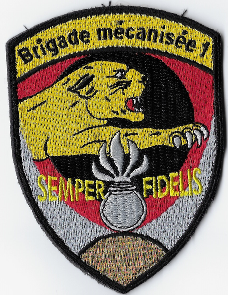 Bild von Brigade mécanisée 1 Gold Abzeichen ohne Klett